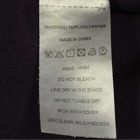 Tony & Candice Womens Satin PJ Set Size XL Long Sleeve Lounge Whimsigoth Purple - Picture 14 of 14